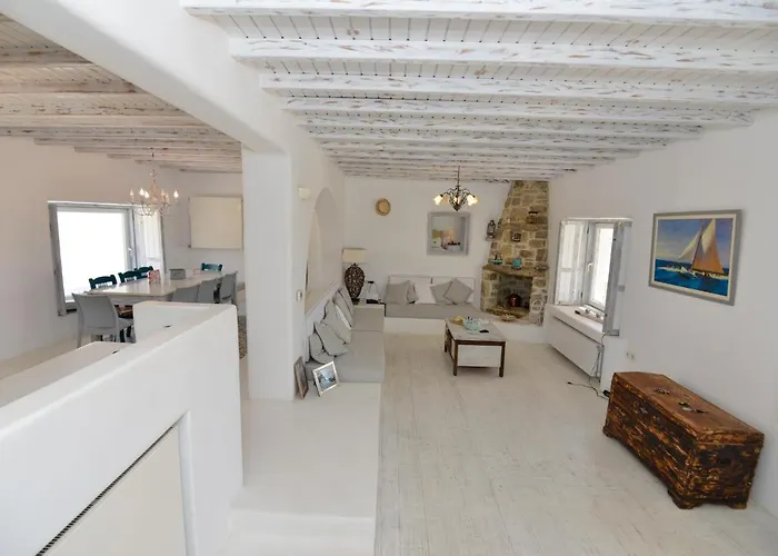Mykonos 4 Bedroom Cycladic With Free Parking Villa Ano Mera