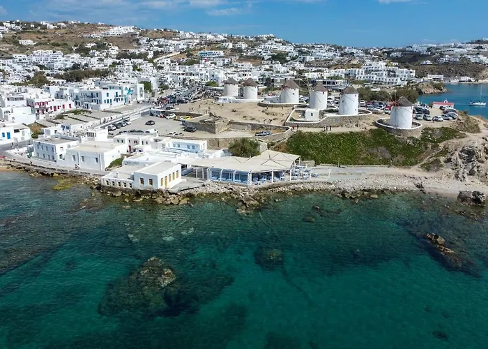 Mykonos 4 Bedroom Cycladic With Free Parking