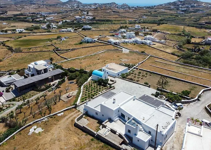Mykonos 4 Bedroom Cycladic With Free Parking ヴィラ アノ・メラ